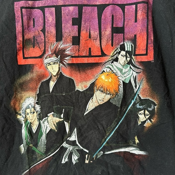 Tops - Bleach Anime Tee Small Rare Merch UNI Ripple Junction Manga JP Rare Find Graphic